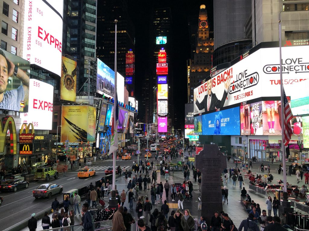 Polnoc na Times Square